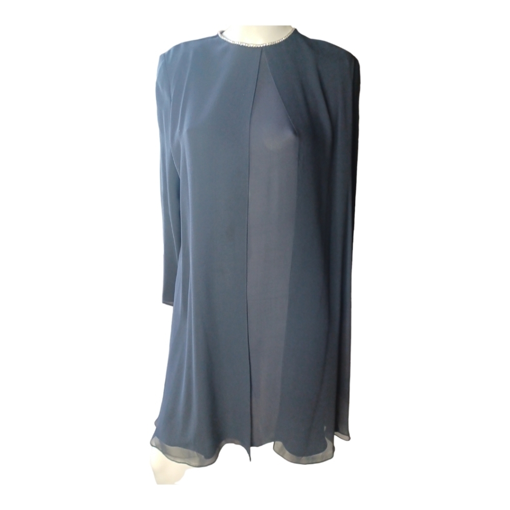 Vintage Linda Allard Ellen‎ Tracy elegant silk dress 4